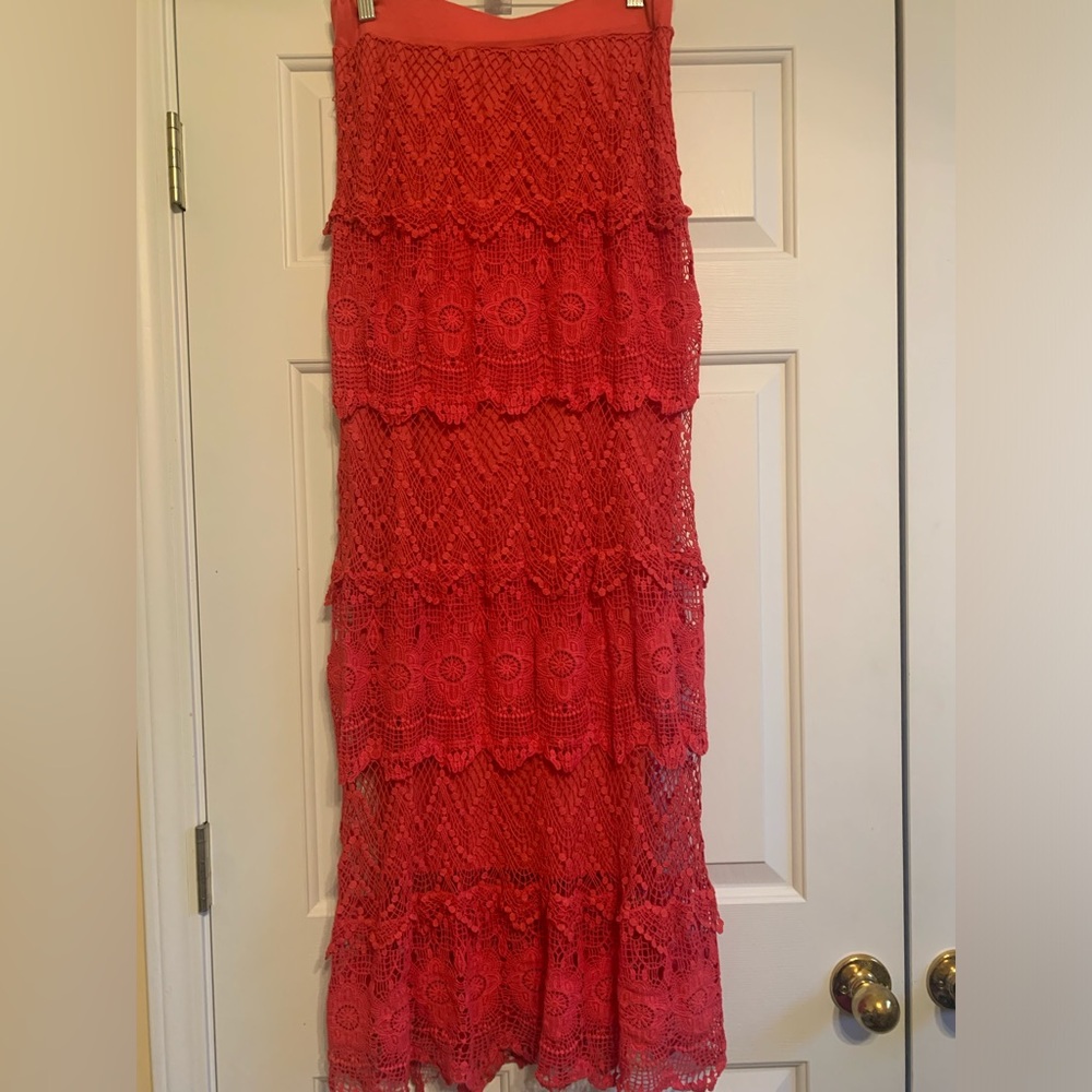 NWT 5 Tier Crotchet Skirt